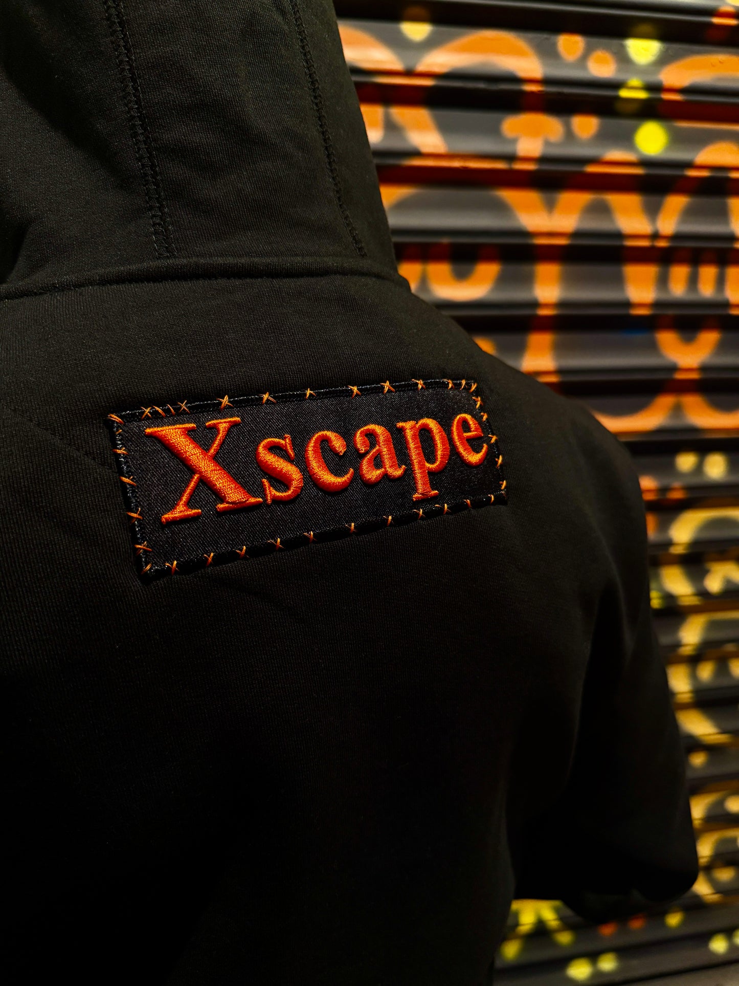 Orange/Black Heavyweight Hoodie