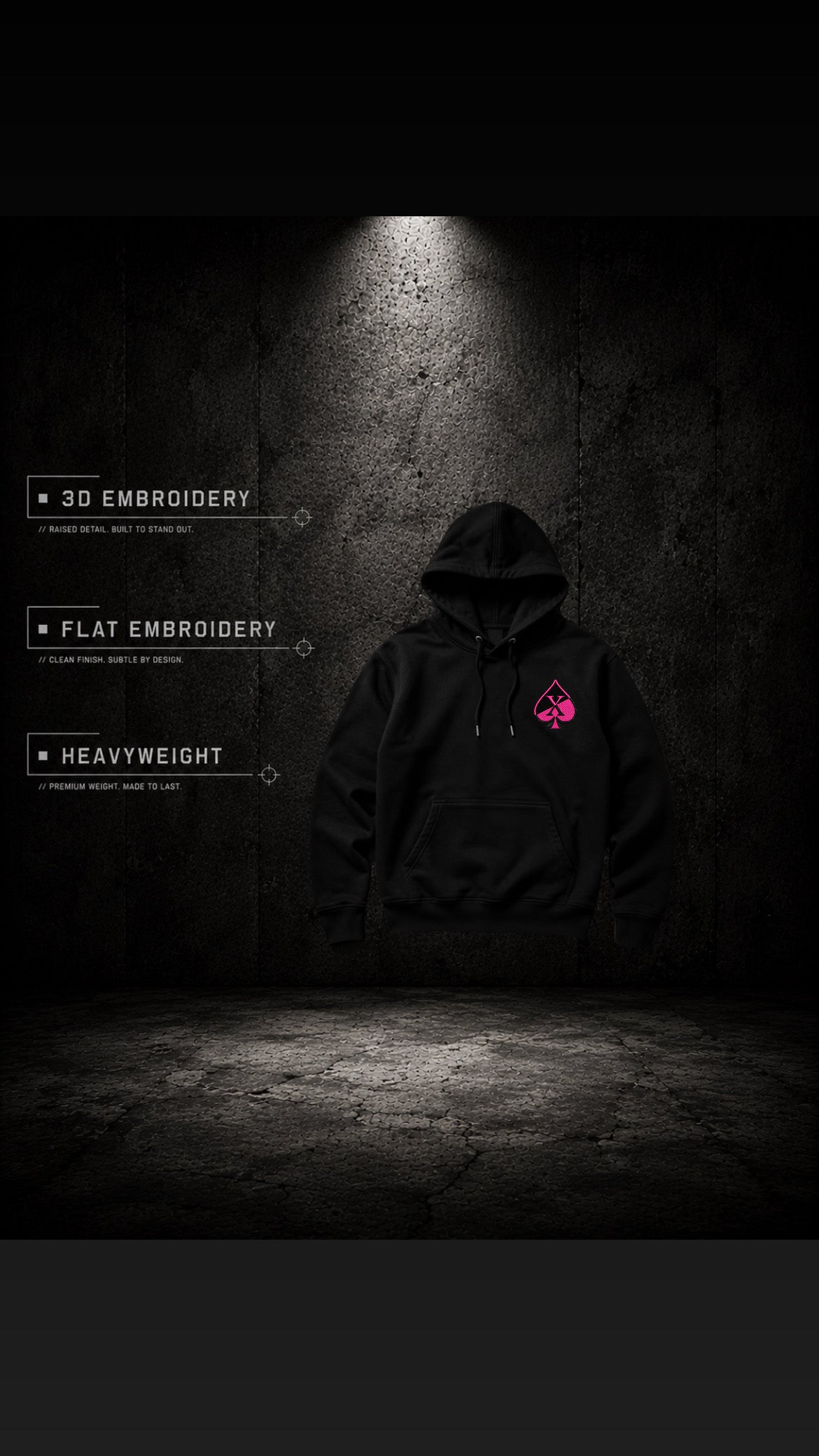 Pursuit Hoodie // Pink