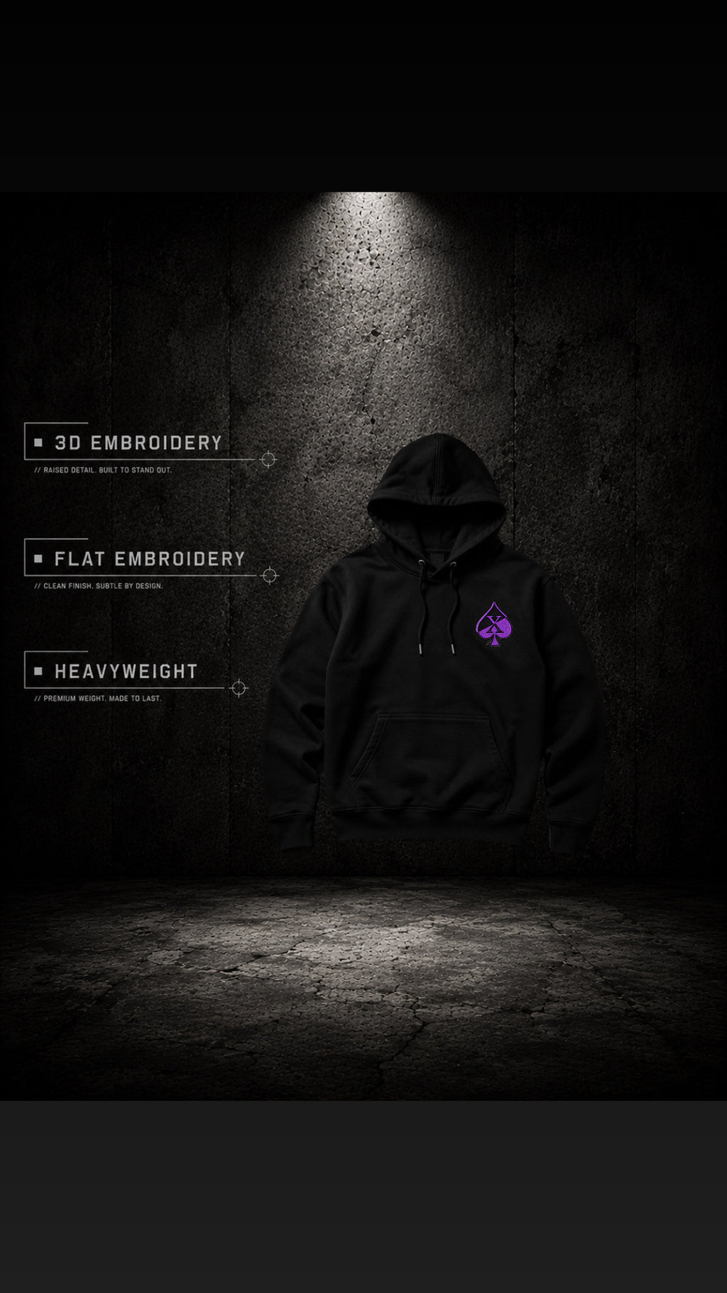 Pursuit Hoodie // Purple