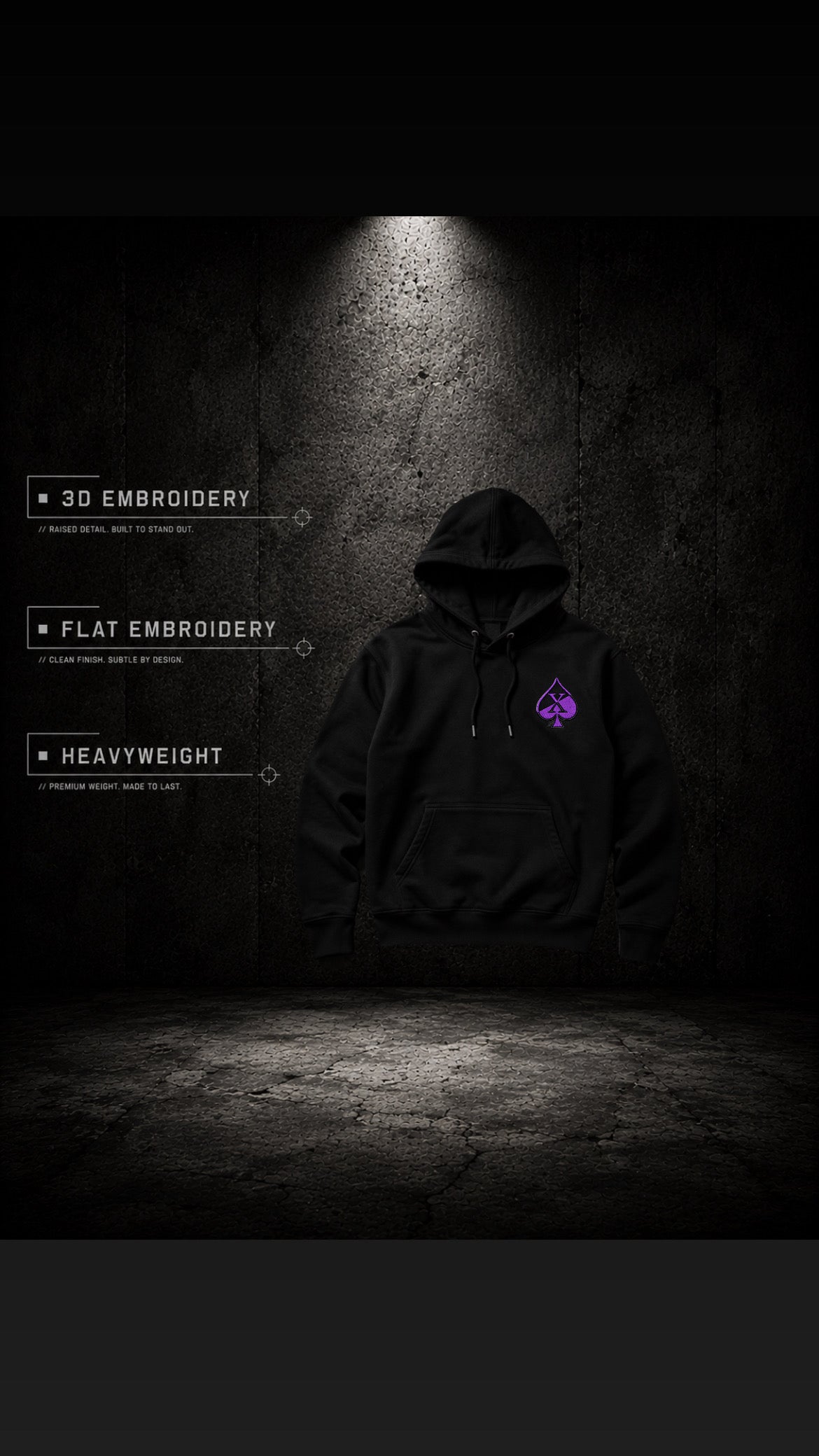 Pursuit Hoodie // Purple