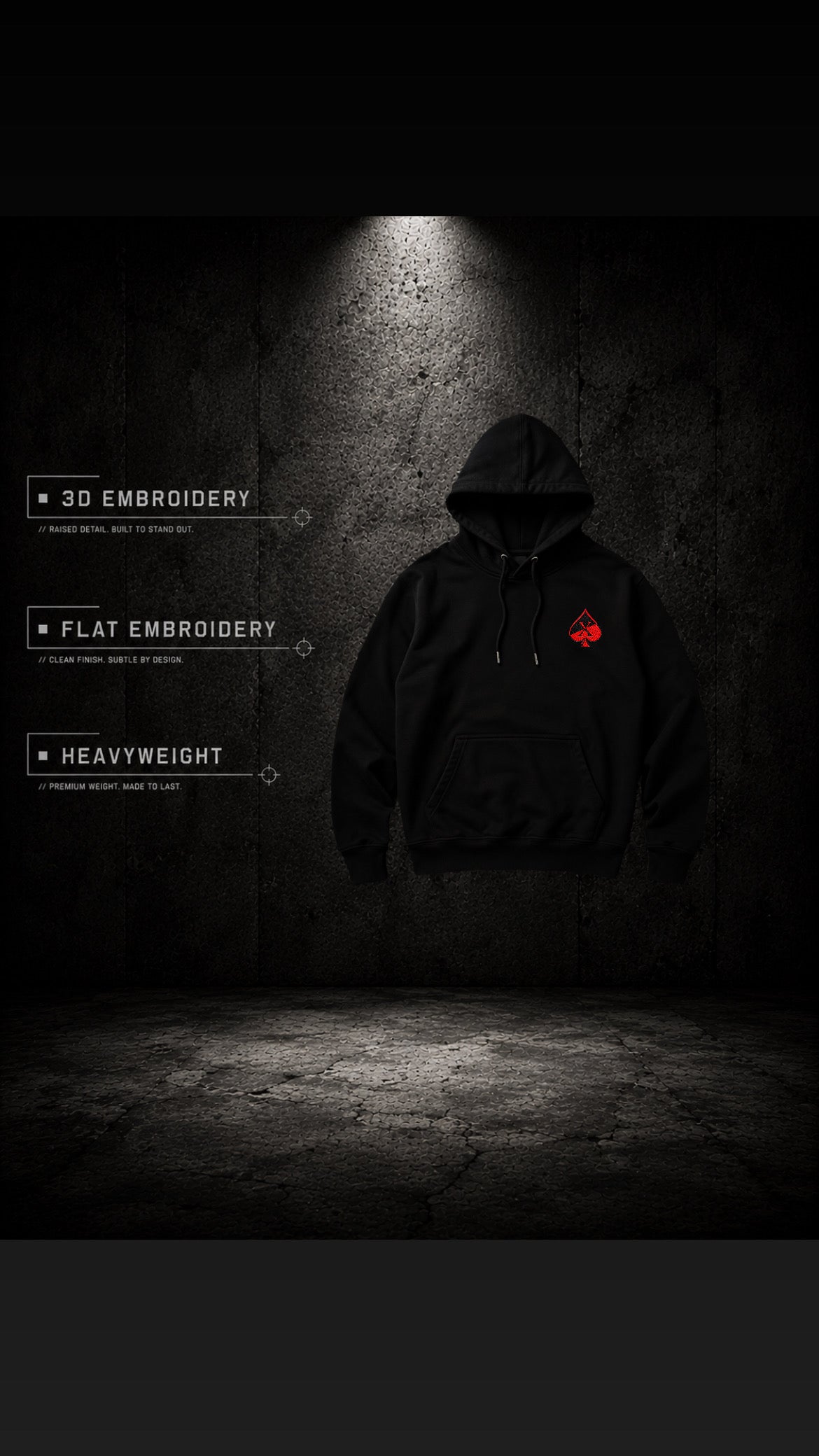 Pursuit Hoodie // Red