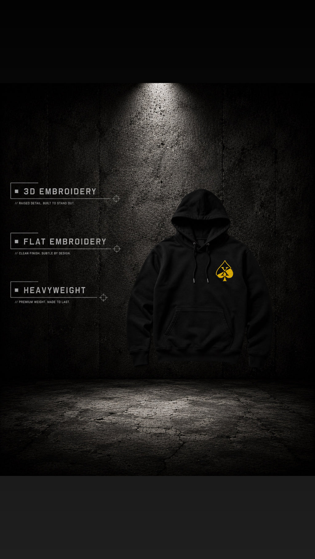 Pursuit Hoodie // Yellow
