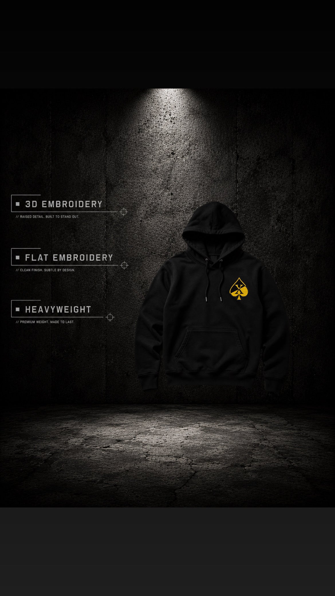 Pursuit Hoodie // Yellow