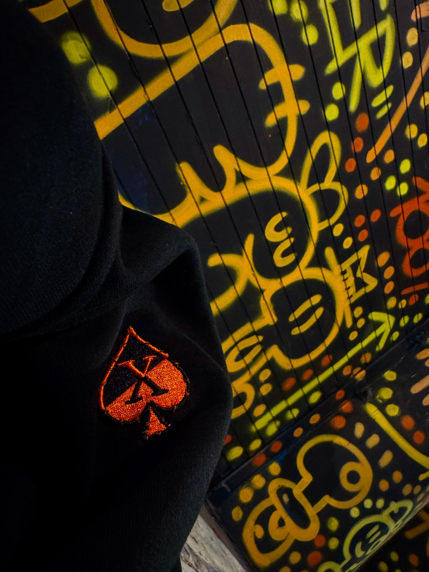 Orange/Black Heavyweight Hoodie
